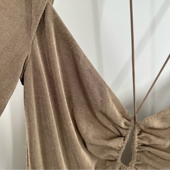 Misha Engracia Midi Dress Beige - Picture 14 of 14